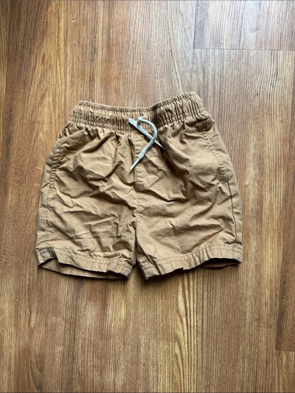 Old Navy Tan Drawstring Elastic Waist Kids Shorts
